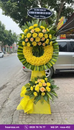 Hoa chia buồn rosa-452