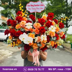 Giỏ hoa rosa-1190