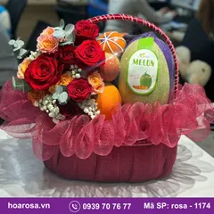 Giỏ trái cây rosa-1174