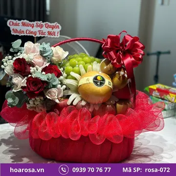 Giỏ trái cây rosa-072