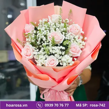 Bó hoa rosa-742