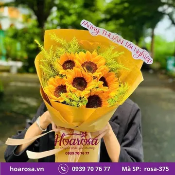 Bó hoa rosa-375