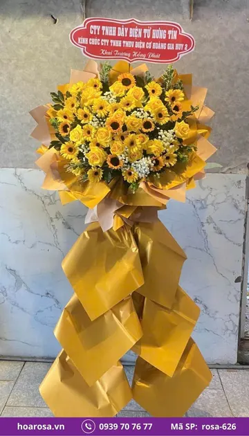 Kệ hoa chúc mừng rosa-626