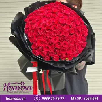 Bó hoa rosa-691