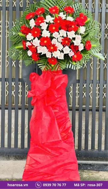 Kệ Hoa Chúc Mừng rosa-307