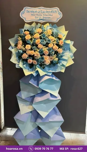 Kệ hoa chúc mừng rosa-627