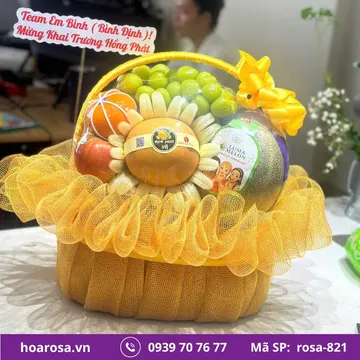 Giỏ trái cây rosa-821