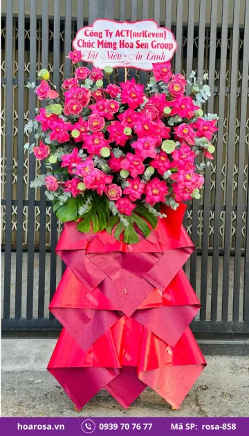 Hoa Chúc Mừng rosa-858