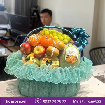 Giỏ trái cây rosa-822