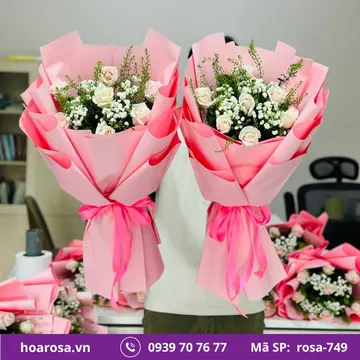 Bó hoa rosa-749