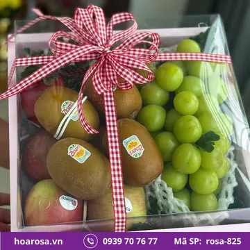 Hộp trái cây rosa-825