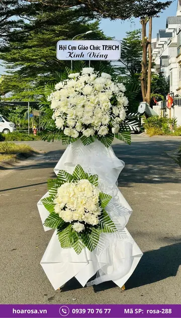 Hoa chia buồn rosa-288