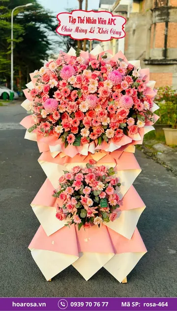 Hoa chúc mừng rosa-464