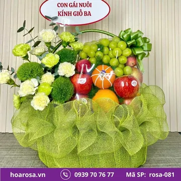 Giỏ trái cây rosa-081