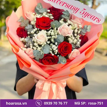 Bó hoa rosa-751