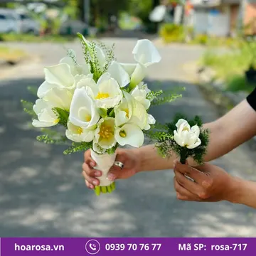 Bó hoa rosa-717