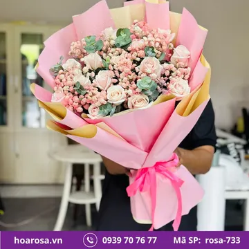Bó hoa rosa-733