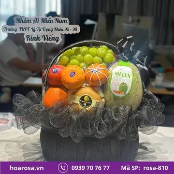 Giỏ trái cây rosa-810