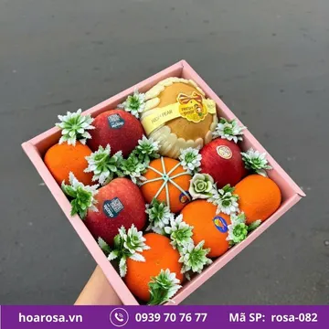 Hộp trái cây rosa-082