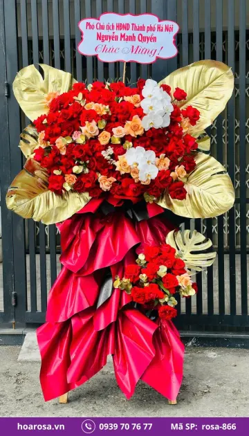 Hoa Chúc Mừng rosa-866