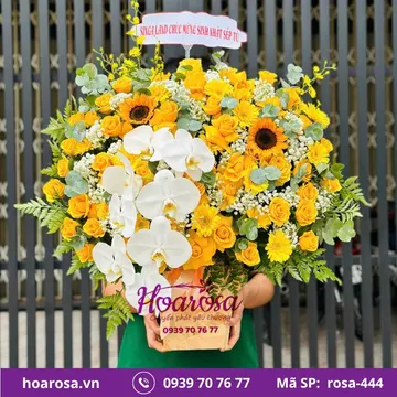 Giỏ hoa rosa-444