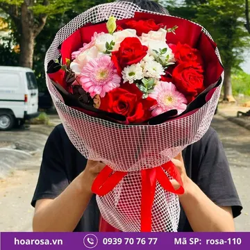 Bó hoa rosa-110