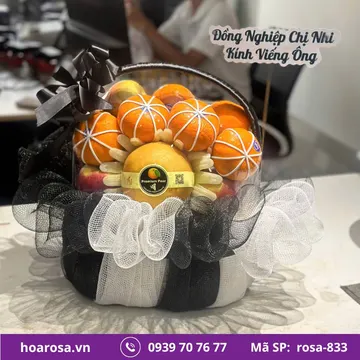 Giỏ trái cây rosa-833