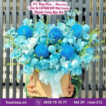 Giỏ hoa rosa-212