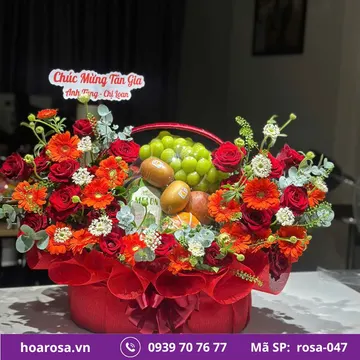 Giỏ trái cây rosa-047