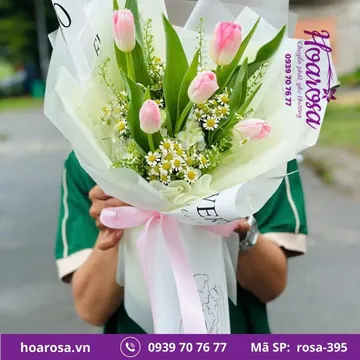 Bó hoa rosa-395