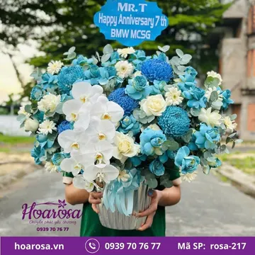 Giỏ hoa rosa-217