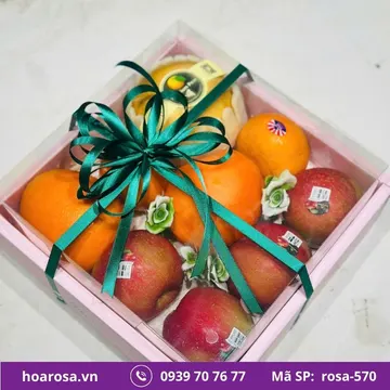 Hộp trái cây rosa-570