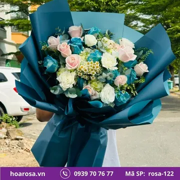 Bó hoa rosa-122