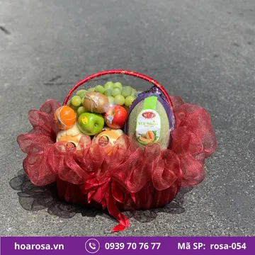 Giỏ trái cây rosa-054