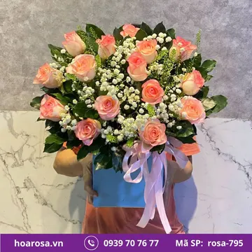 Giỏ hoa rosa-795