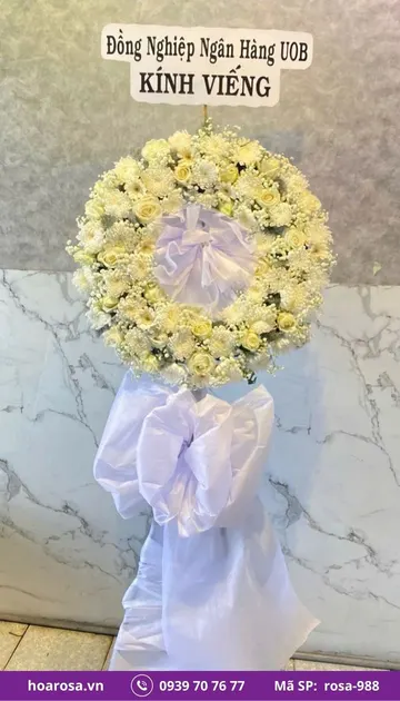 Hoa chia buồn rosa-988