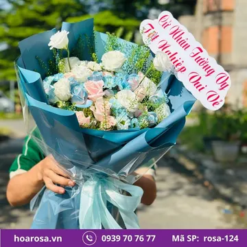 Bó hoa rosa-124