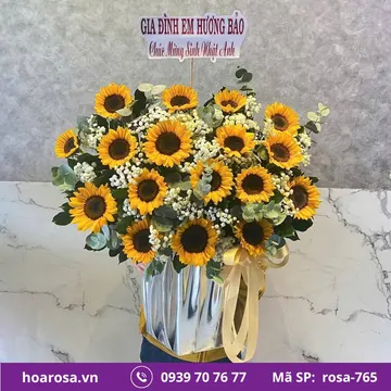 Giỏ hoa rosa-765