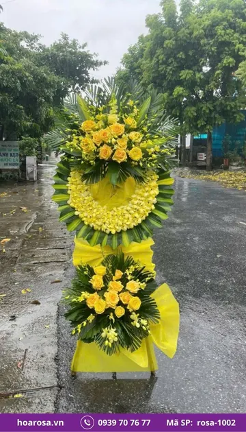 Hoa chia buồn rosa-1002