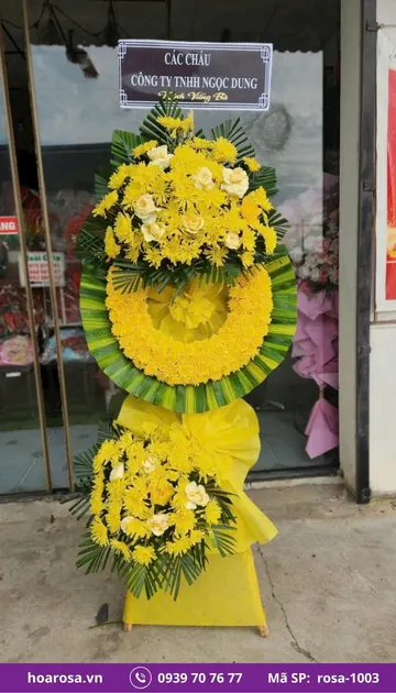 Hoa chia buồn rosa-1003