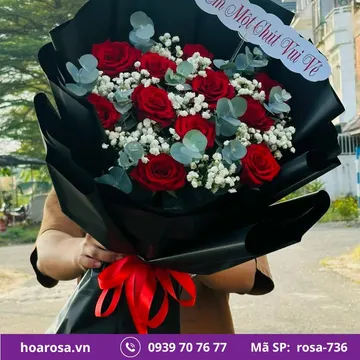 Bó hoa rosa-736