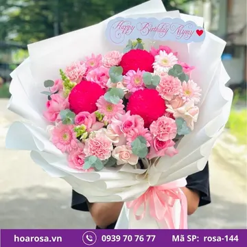 Bó hoa rosa-144