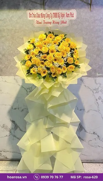 Kệ hoa chúc mừng rosa-620