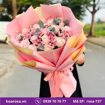 Bó hoa rosa-737