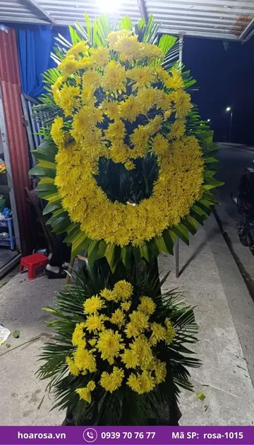 Hoa chia buồn rosa-1015