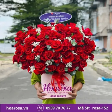 Giỏ hoa rosa-152