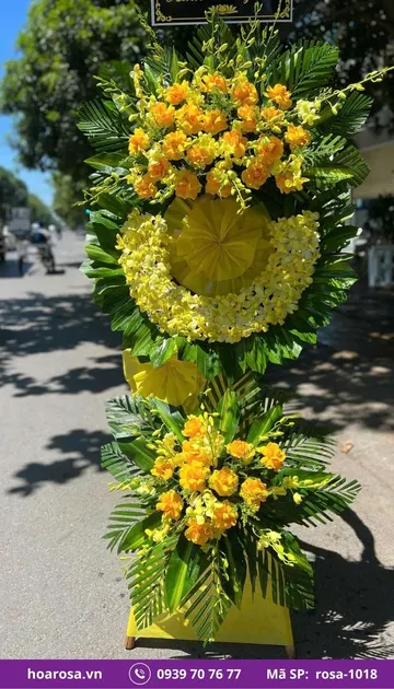 Hoa chia buồn rosa-1018