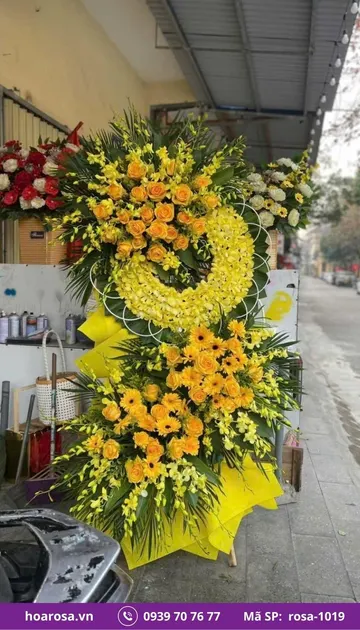 Hoa chia buồn rosa-1019