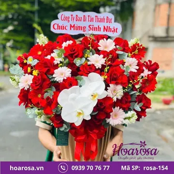 Giỏ hoa rosa-154