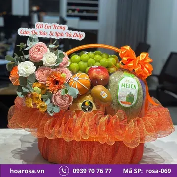 Giỏ trái cây rosa-069